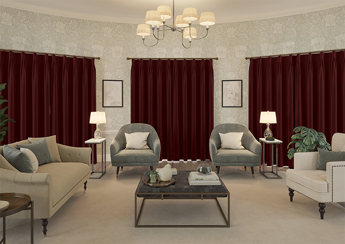 Ultra Luxe Velvet, Merlot - Made to Measure Curtains - Image 15